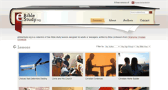 Desktop Screenshot of ebiblestudy.org